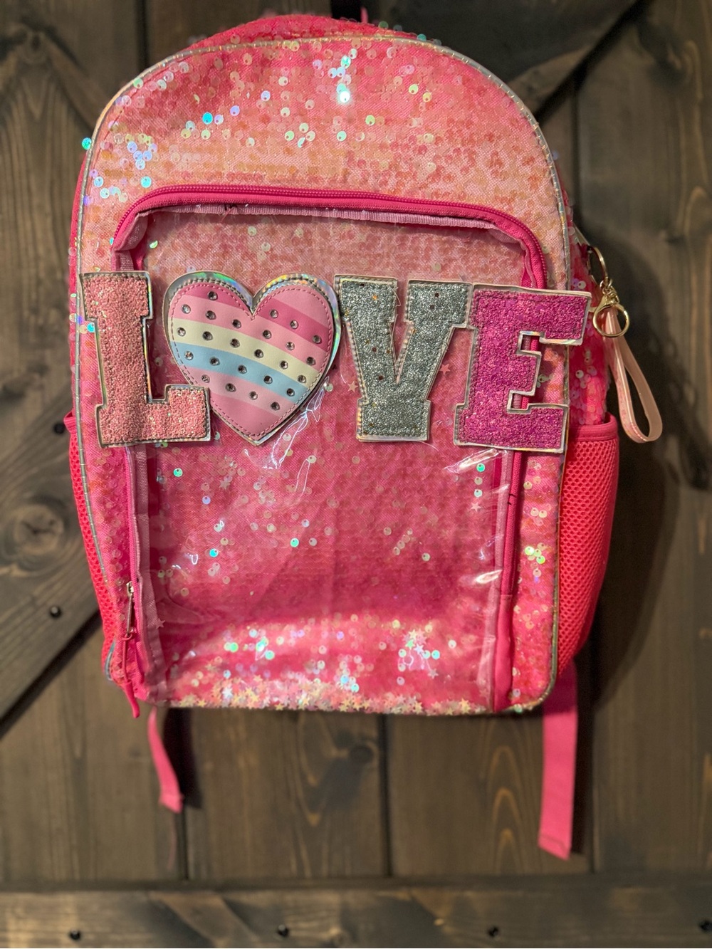 Locker Club Kids' 17" Stationery Backpack- Love.